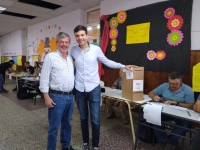 CASSET VOTÓ ACOMPAÑADO POR HÉCTOR GRIFFINI