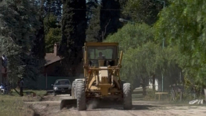 Luján: El Municipio ejecuta tareas de Mejoramiento Vial en el barrio El Encanto