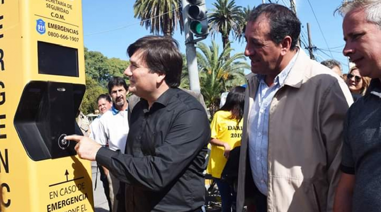 GENERAL RODRIGUEZ: SE PUSO EN FUNCIONAMIENTO EL PRIMER TÓTEM DE EMERGENCIA