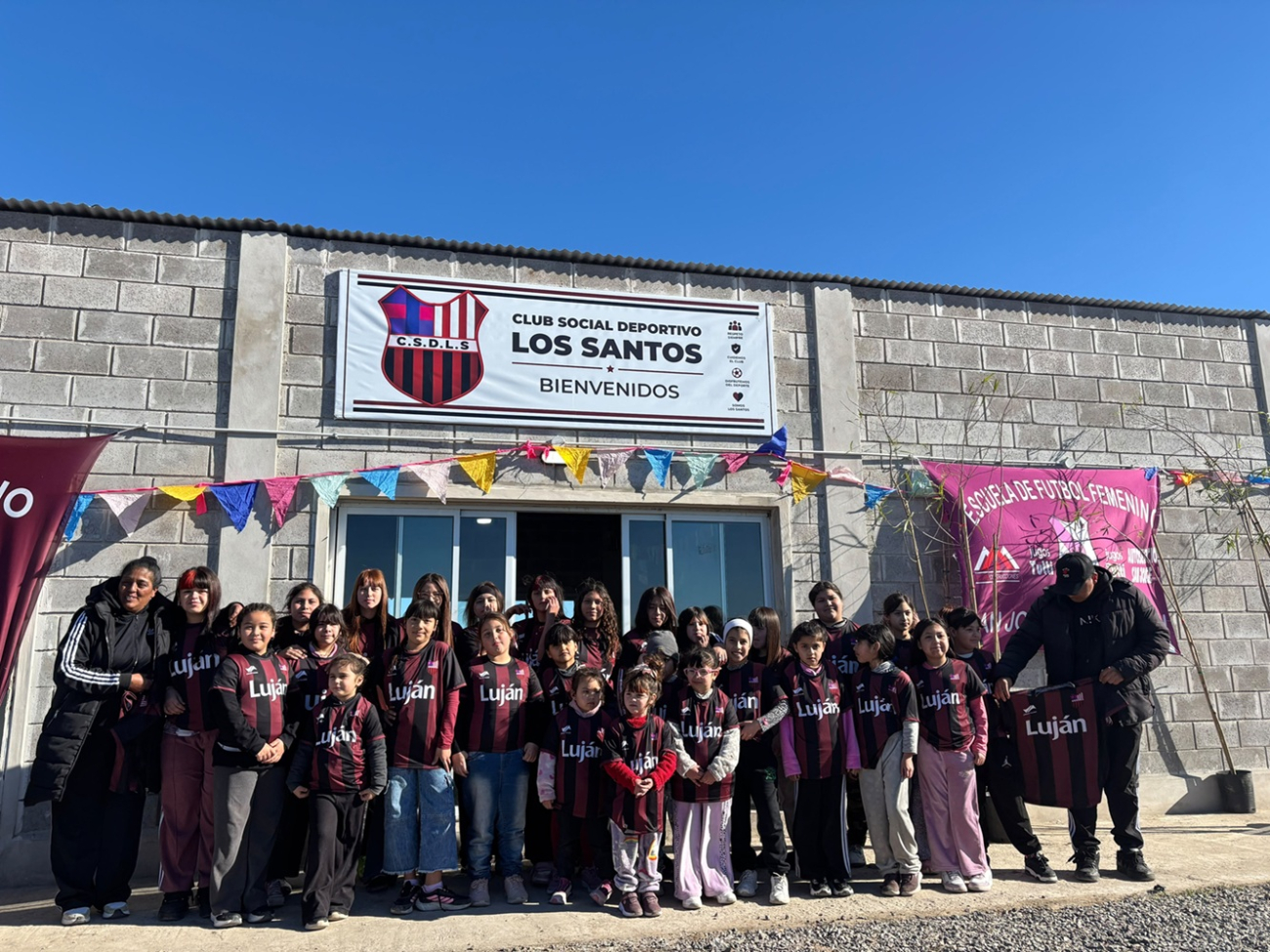 Luján: Más deporte en los barrios, se inauguró el Club Social Deportivo Los Santos