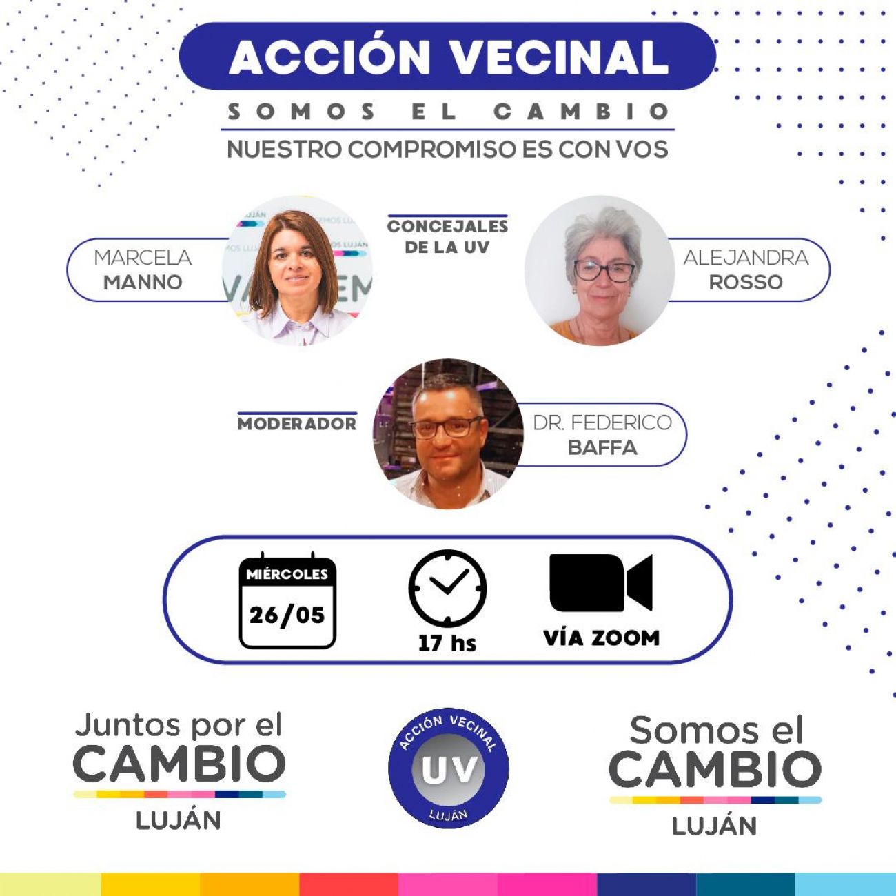 ACCIÓN VECINAL REALIZARÁ UN CICLO DE ENCUENTROS CON LOS VECINOS