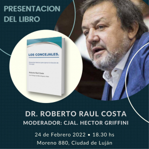 Roberto Costa presentará su libro en Luján 2030