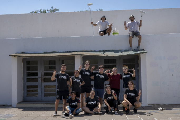 La Cámpora colaboró con la Escuela N° 32