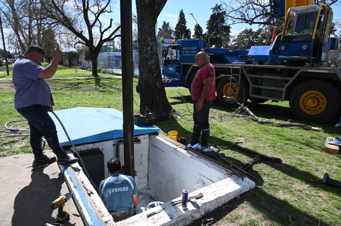 Zona céntrica: problemas en bomba de agua