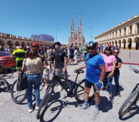 Miles de ciclistas peregrinaron a Luján
