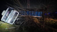 Camionero de Suipacha, herido en fuerte choque en Ruta 41