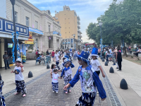 Masivo banderazo por la Selección Argentina en Luján