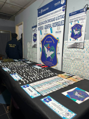 General Rodríguez: desbaratan una banda narco que operaba en Parque Granaderos