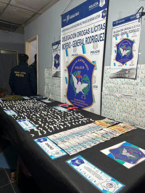 General Rodríguez: desbaratan una banda narco que operaba en Parque Granaderos