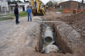Municipio inició importante obra hídrica en Barrio La Amistad