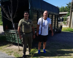 All Boys Solidario envió productos alimenticios a una escuela salteña