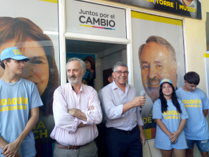 Marcelo Musso inauguró local de Juntos por el Cambio