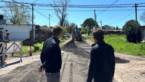 Luján: Plan de Mejoramiento Vial, se intervienen 7500 metros en Villa del Parque
