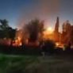 General Rodríguez: Bomberos tuvieron que apagar el incendio de una casa en construcción