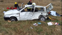 Violenta colisión en Ruta 5 con heridos