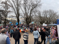 El Primer Festival del Osobuco al Disco convocó a una multitud y se consolidó como un nuevo atractivo para Suipacha