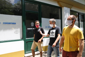 Luján: Federico Guibaud, Silva y Capelli recorrieron la zona turística