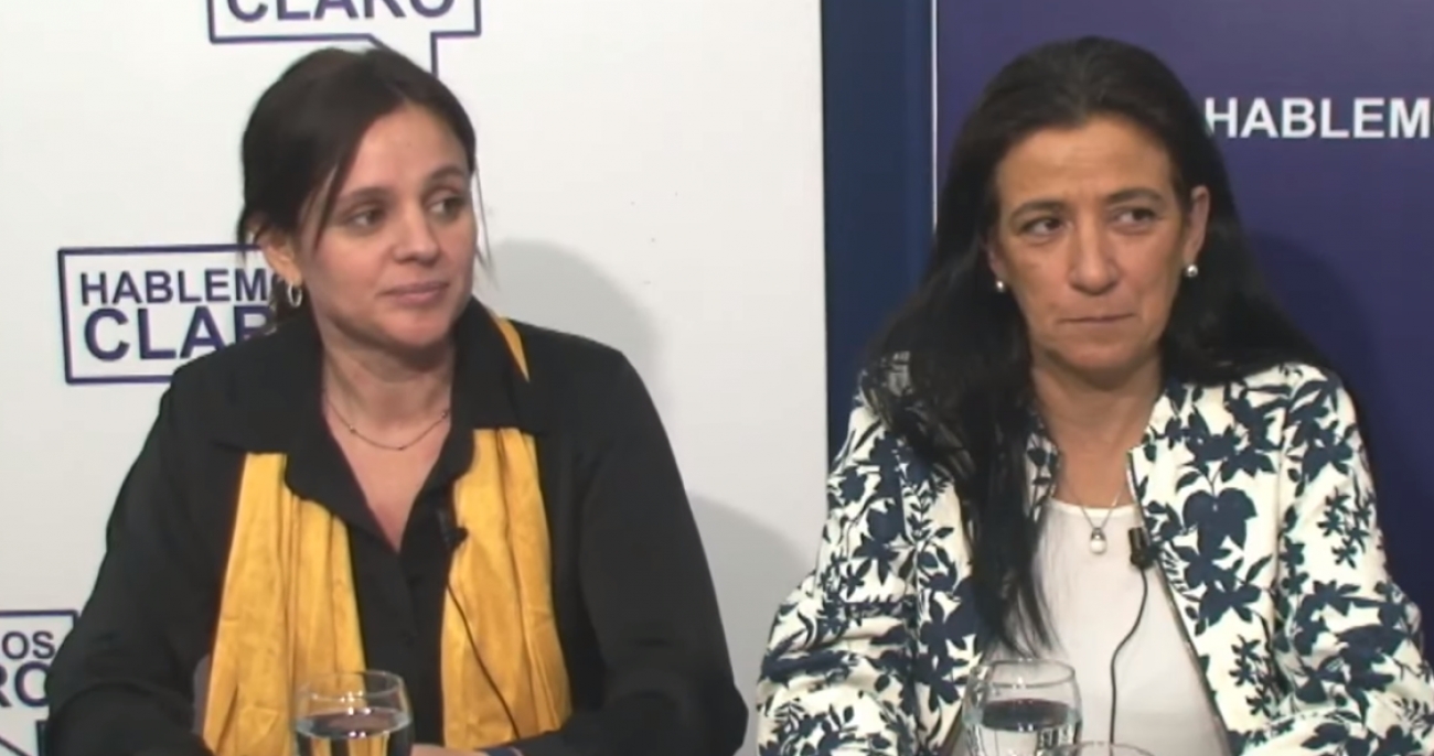 MARIA KLAJNBERG Y DANIELA OROÑO EN "HABLEMOS CLARO"