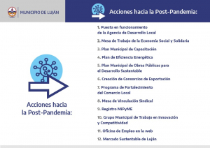 El Municipio presentó los primeros lineamientos del plan de recuperación para la producción, el comercio y el trabajo