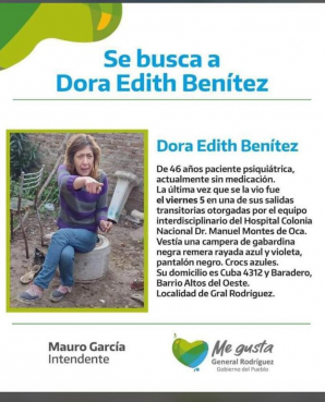 Buscan a una mujer que está desaparecida hace 5 días