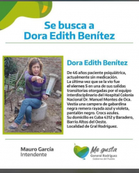 Buscan a una mujer que está desaparecida hace 5 días