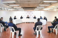Boto se reunió con autoridades de las fuerzas policiales de Luján