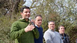 Gabriel Katopodis y Mauro García inauguraron 23 cuadras del asfalto