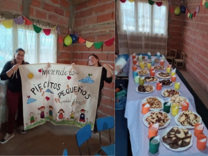 El merendero &quot;Piecitos Pequeños&quot; inauguró su salón