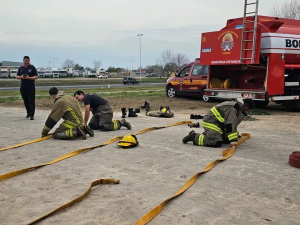 Los Bomberos de Luján se siguen capacitando