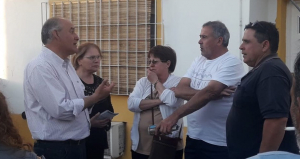 JUAN CARLOS JUAREZ RECORRIÓ LOS BARRIOS ZAPIOLA Y PARQUE LASA