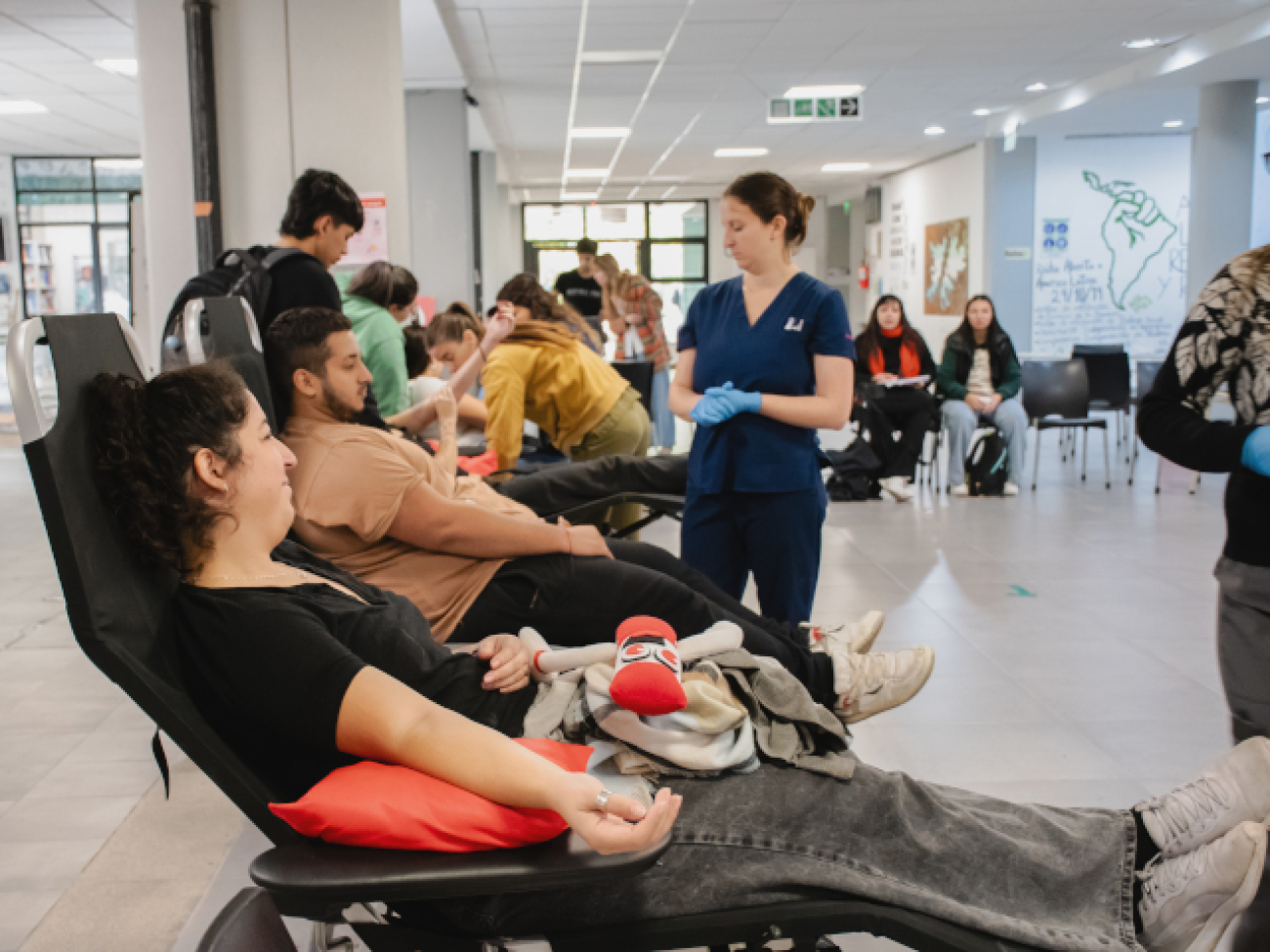 Colecta de sangre en la UNLu: “Donar hace bien al alma y al prójimo”