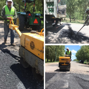 Comenzó la primer etapa del plan de bacheo en Jáuregui, Pueblo Nuevo y Cortínez