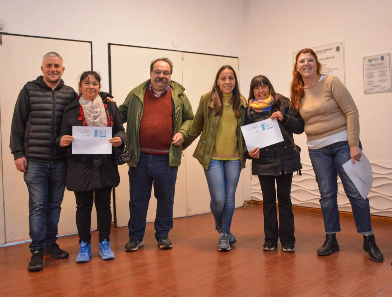 Entrega de certificados del Curso de Manipulación de Alimentos en General Rodríguez