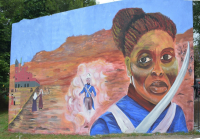 INAUGURARON UN MURAL QUE CONMEMORA LA LUCHA DE LAS MUJERES