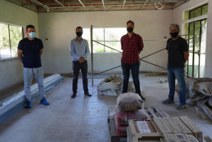 Avanza la obra del Polideportivo en Barrio Villa del Parque